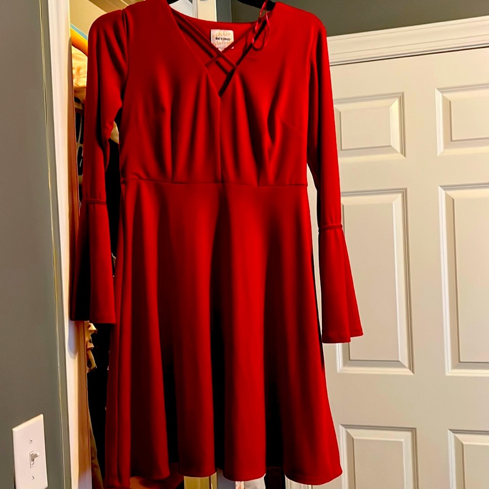 Ashley Graham Flowy, Midi Dress